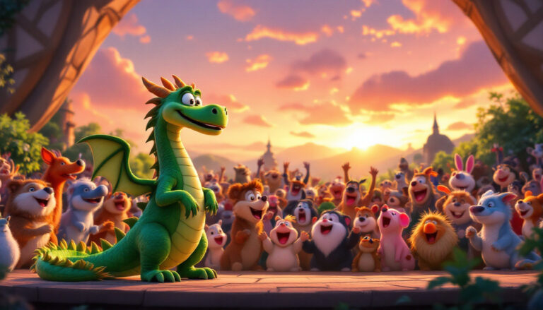 Der Drache Hugo und sein Traum vom Singen