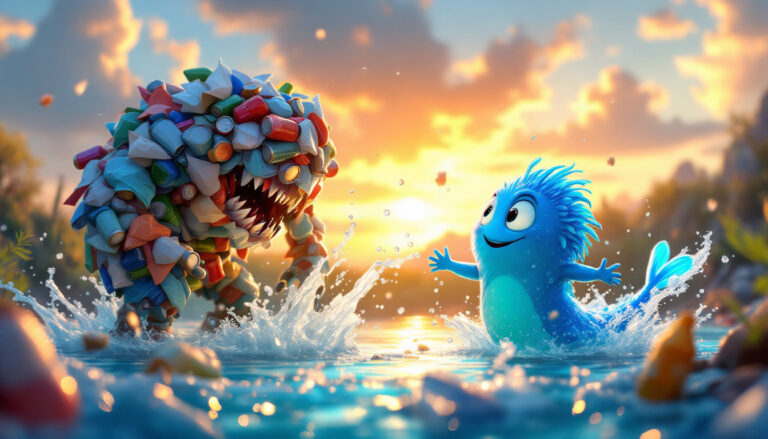Blubber der Wassergeist und das Müllmonster