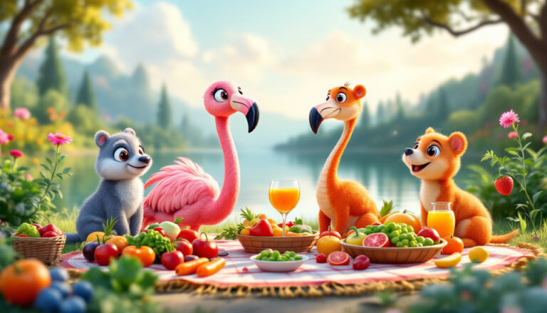 Fiona Flamingo und das Geheimnis ihrer Farbe