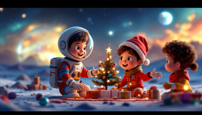 Max Meteor und das Weihnachtsfest auf dem Mond