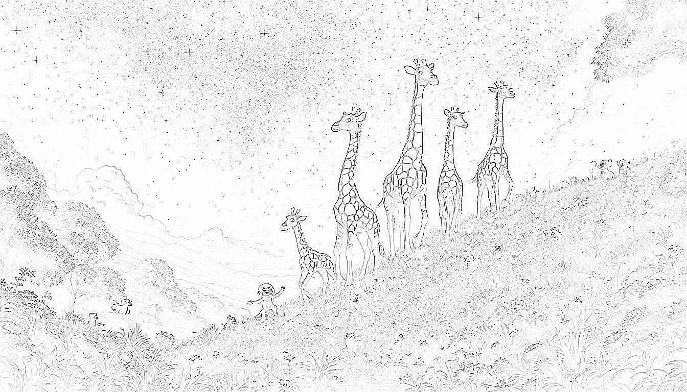 The Eight Giraffes‘ Great Adventure