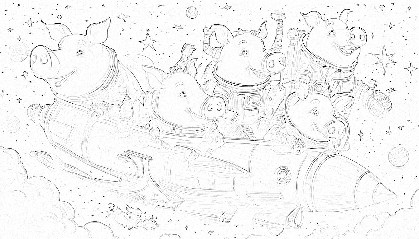 Fred und die fliegenden Schweine