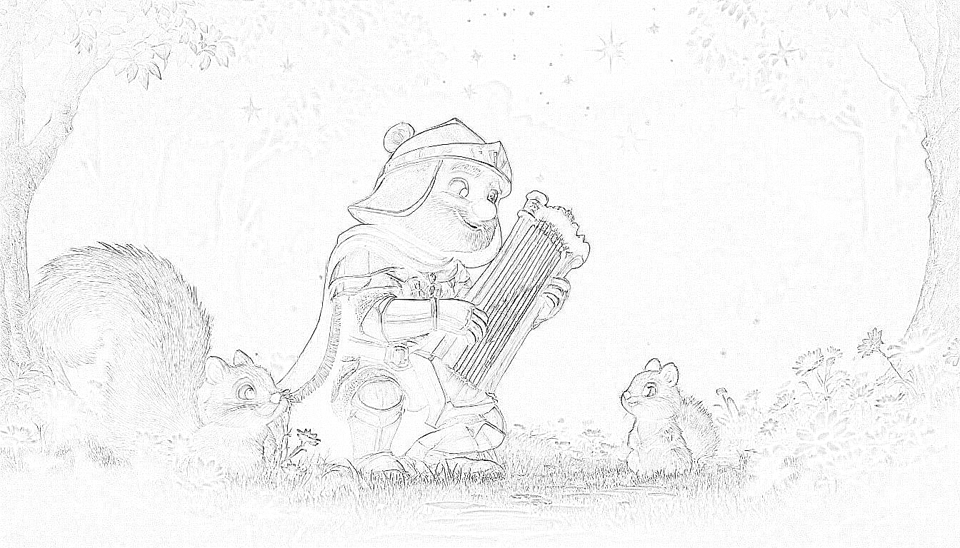 Rudini, der Ritter und seine Harfe