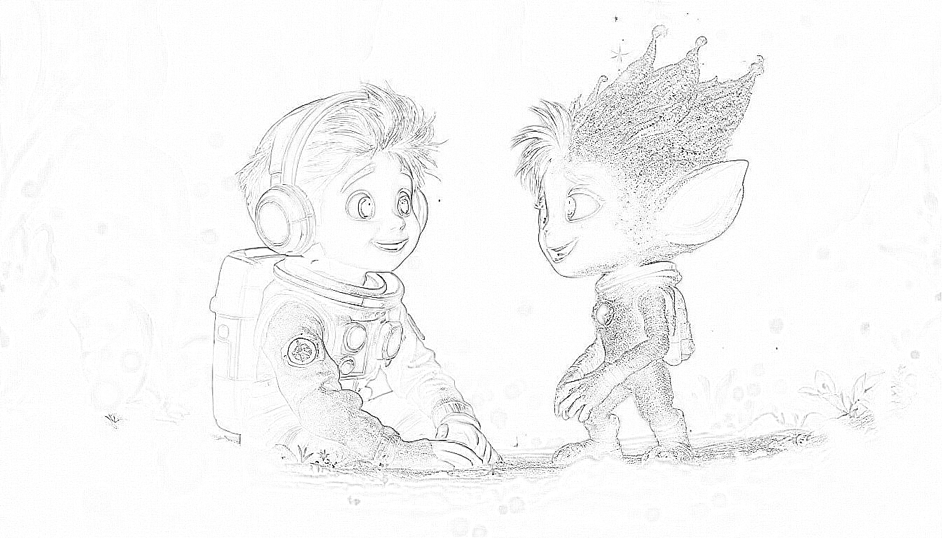 Ben und das Wesen von Glimmeria