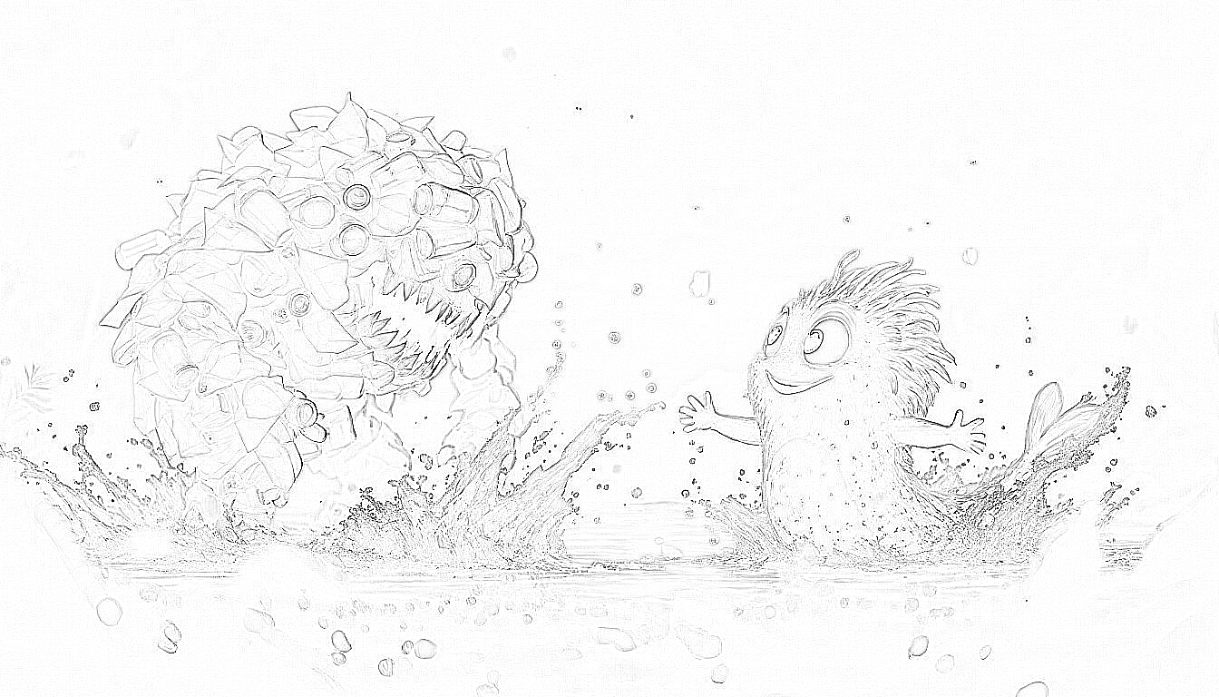 Blubber der Wassergeist und das Müllmonster