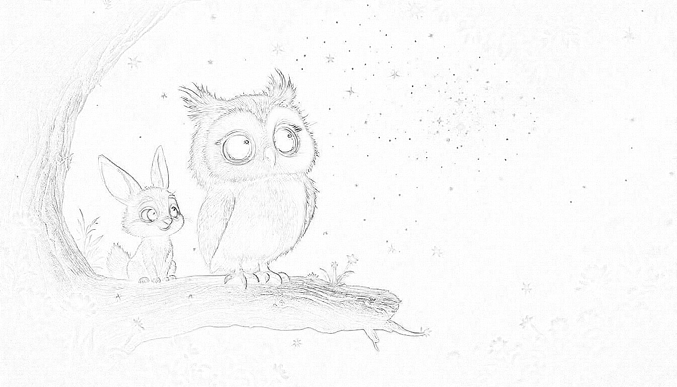 Elli, die kleine Eule, die das Dunkel fürchtete